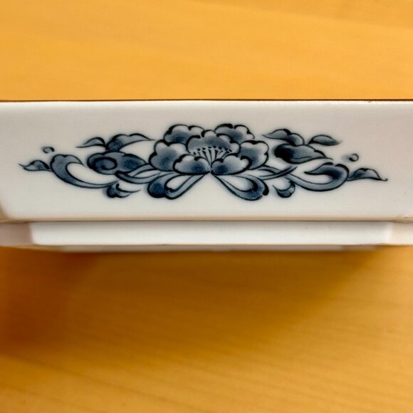 vintage Fitz and Floyd "Sea Dragon" or "Flying Dragon" pattern bonbon dish or tr - Picture 6 of 6